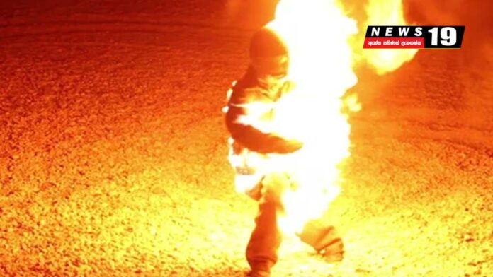 The student who obtained A 9 pass is put on fire with kerosene 696x392 1